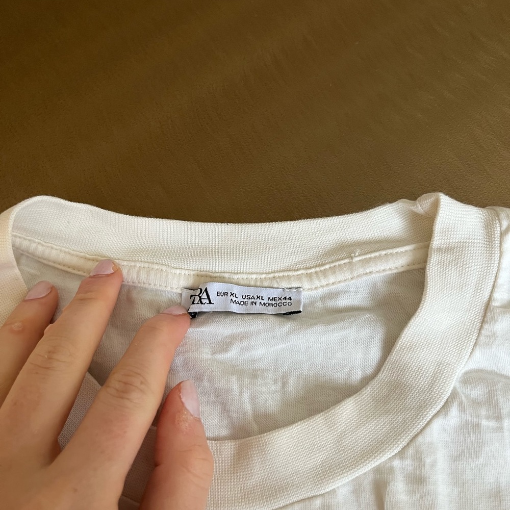 Zara white t/shirt - Picture 3 of 3